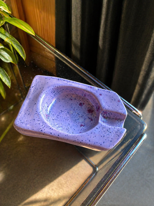 Cendrier "Cosmic purple" violet